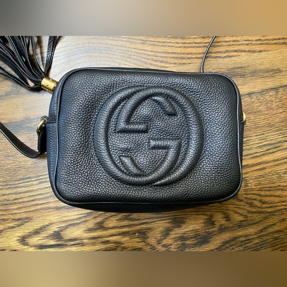 Gucci Soho Disco Leather Crossbody Shoulder Camera Bag - Picture 3 of 16